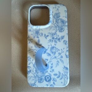 Floral Blue and White Phone Case LOOPY IPHONE 14 pro max